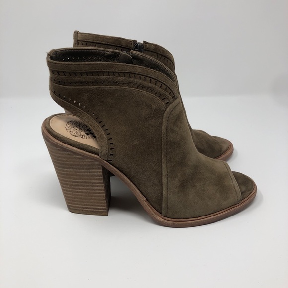 Vince Camuto Koral Perforated Open Toe Bootie - Picture 2 of 4